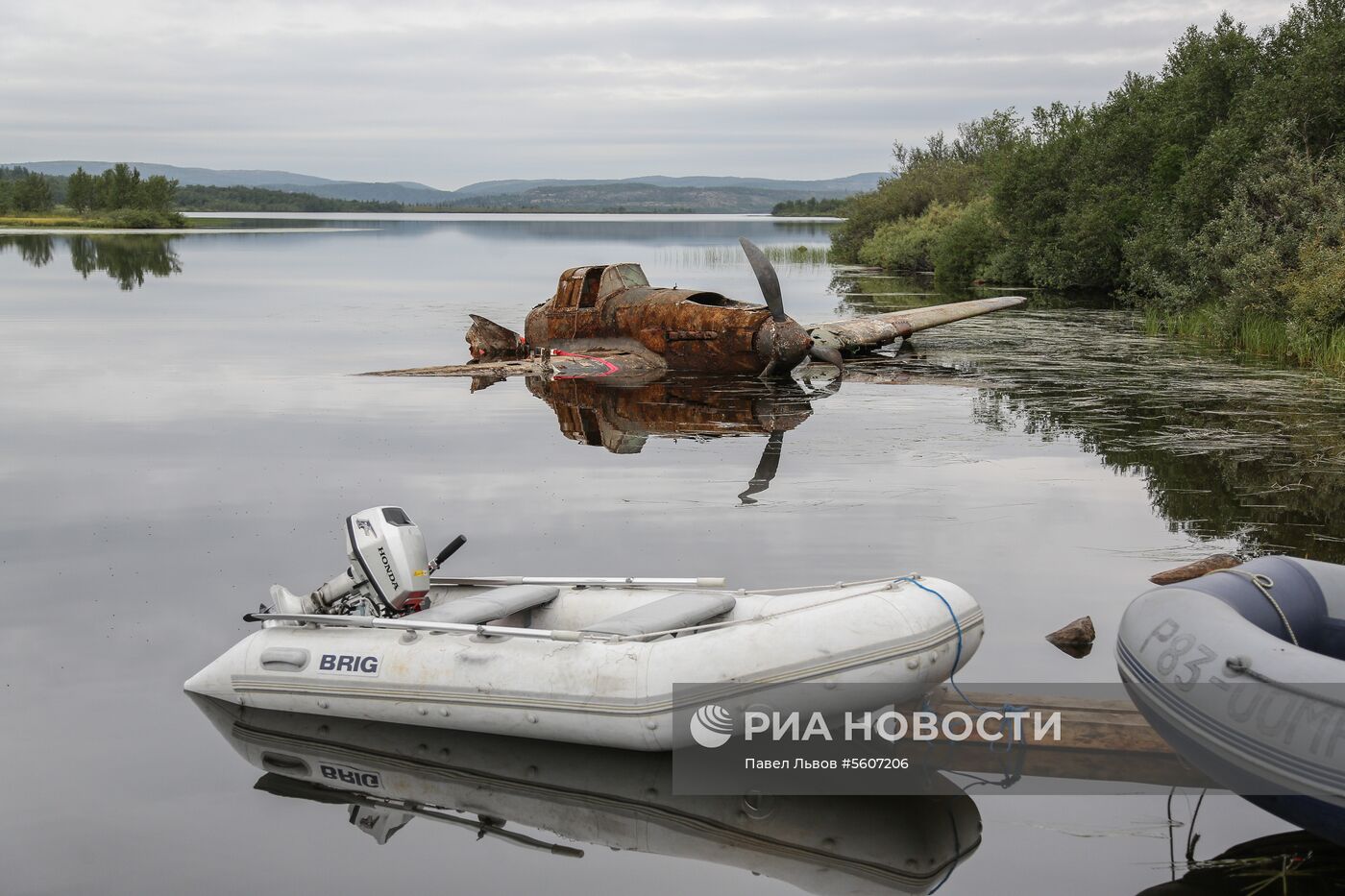 Подъем самолета ИЛ-2 в Мурманской области | РИА Новости Медиабанк