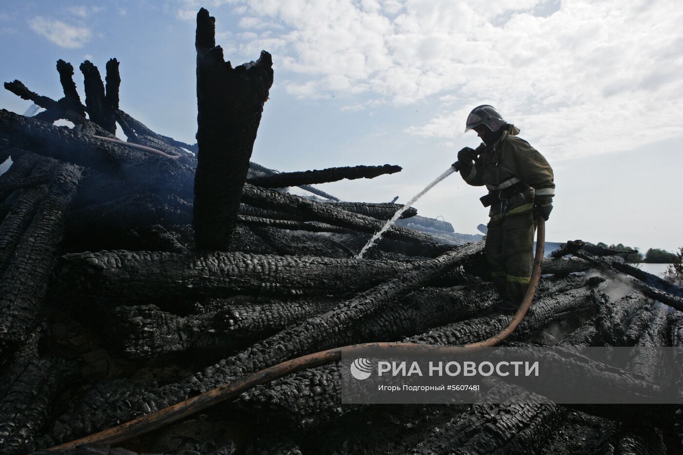 Успенская церковь XVIII века в Карелии полностью сгорела