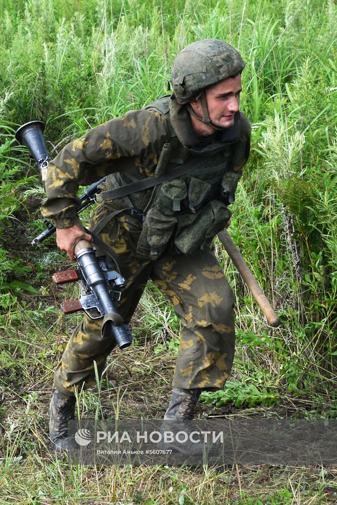 Тактические учения морской пехоты ТОФ