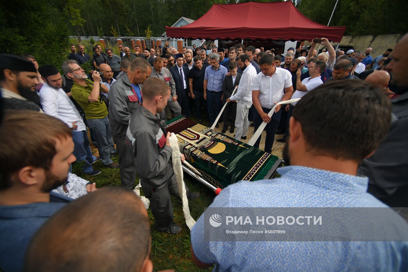 Прощание с убитыми в ЦАР журналистами