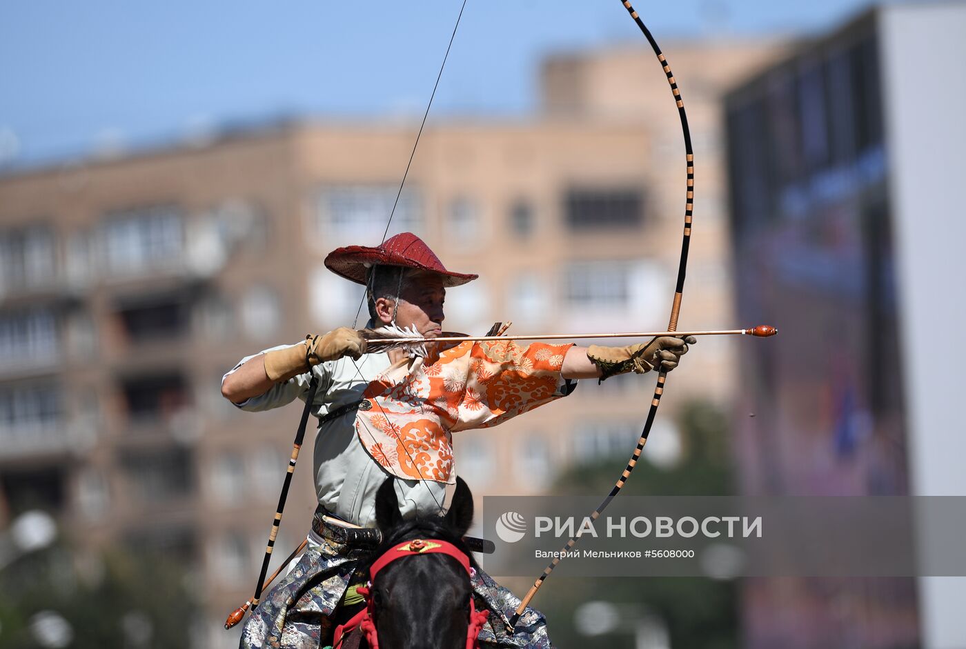 Шоу японского искусства Ябусамэ в Москве 