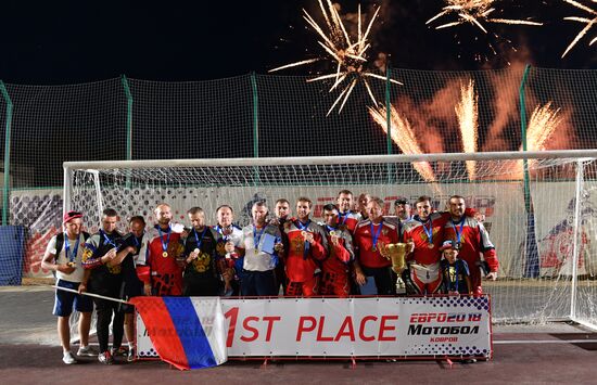 Мотобол. Чемпионат Европы. Финал