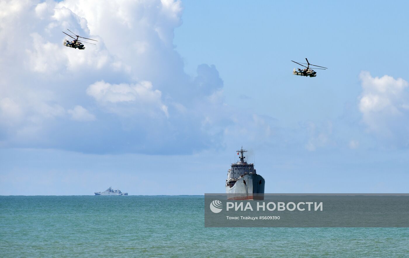 Тактические учения на российской военной базе в Абхазии