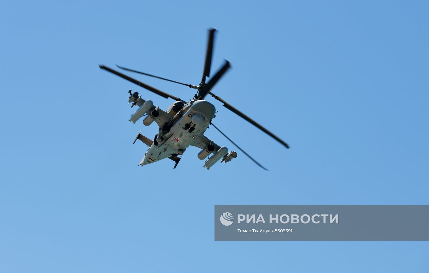 Тактические учения на российской военной базе в Абхазии