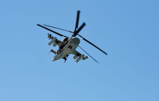 Тактические учения на российской военной базе в Абхазии