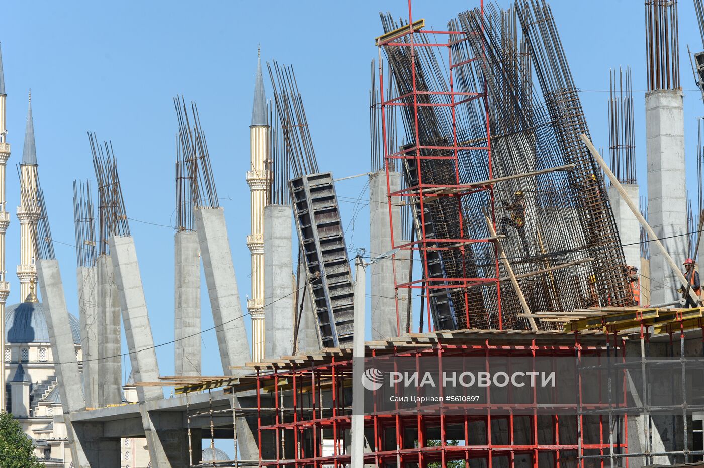 Строительство торгово-развлекательного центра "Грозный молл"