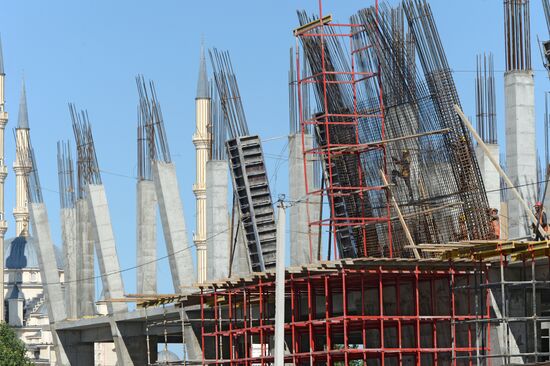 Строительство торгово-развлекательного центра "Грозный молл"