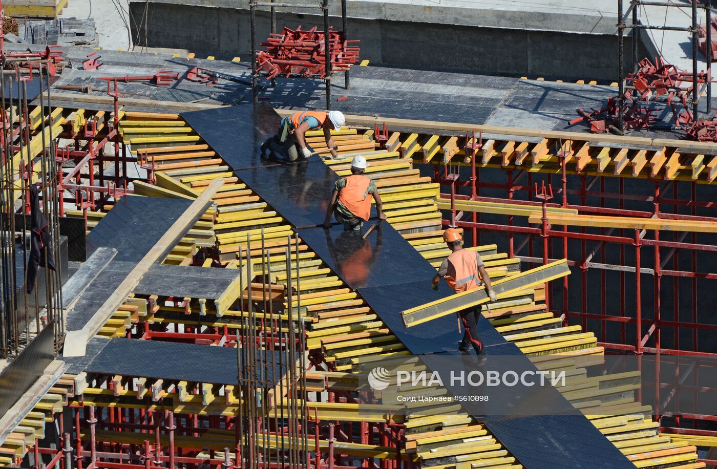 Строительство торгово-развлекательного центра "Грозный молл"