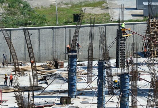 Строительство торгово-развлекательного центра "Грозный молл"