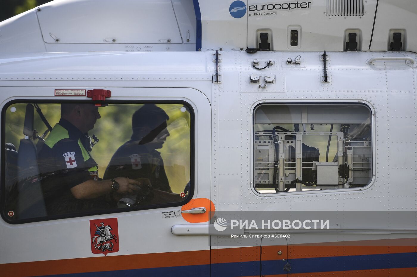 Показательные учения Департамента ГОЧСиПБ в честь Дня воздушного флота