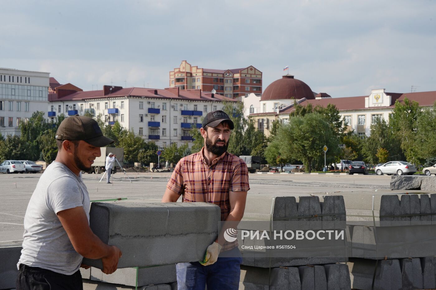 Реконструкция улиц в Грозном
