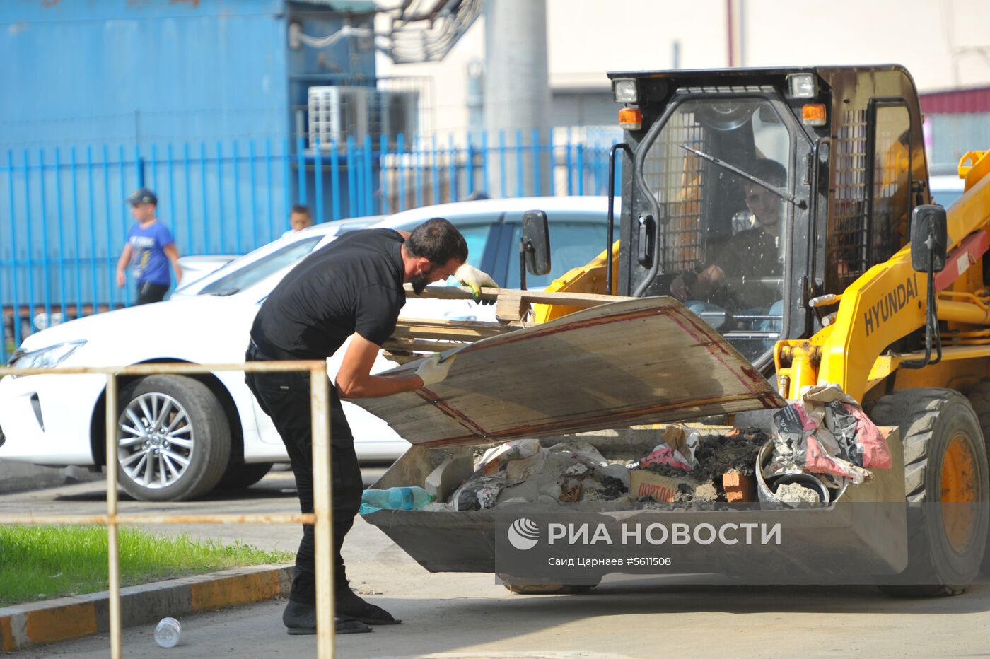 Реконструкция улиц в Грозном