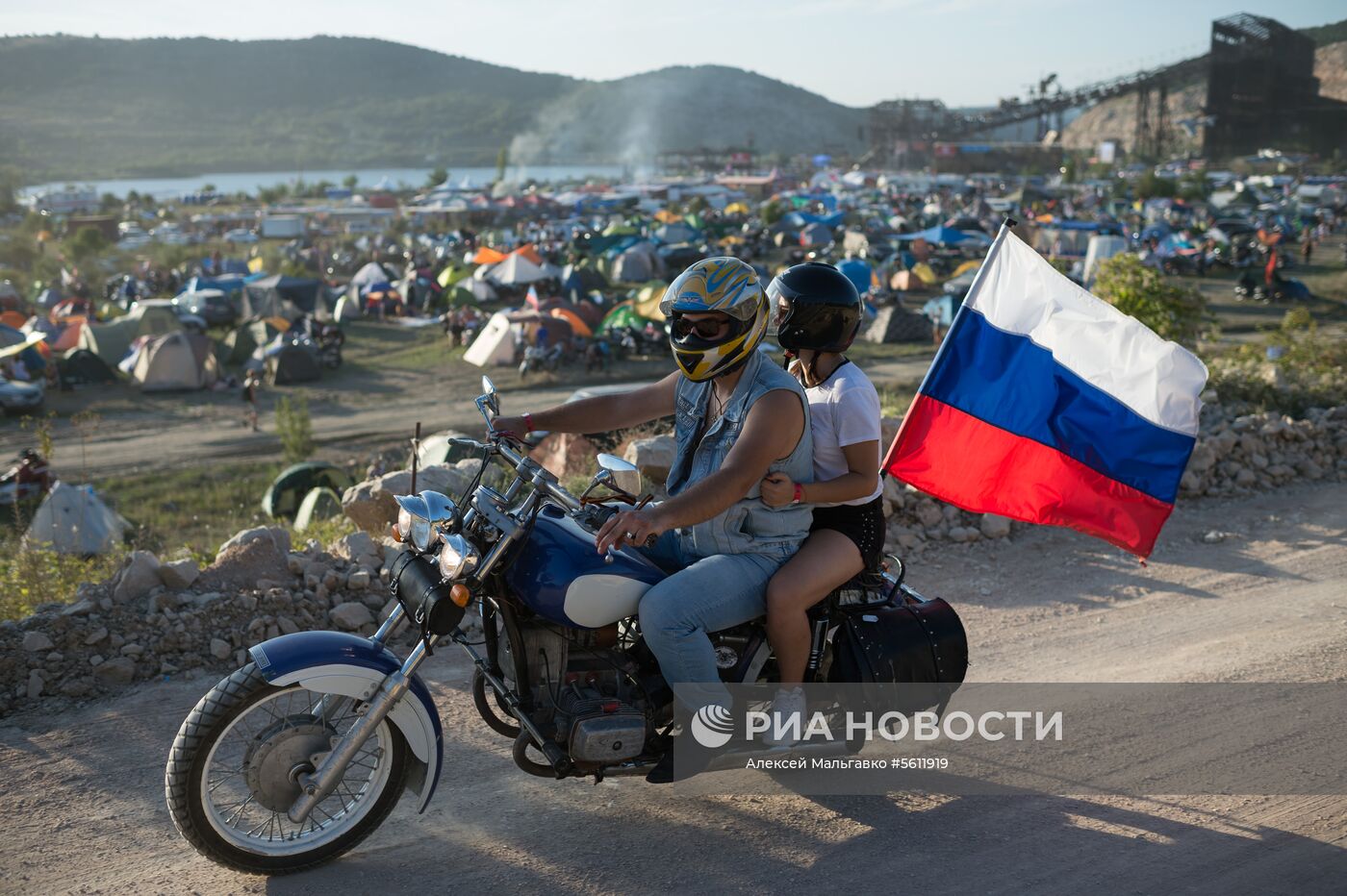 Байк-шоу "Русская мечта" в Севастополе.