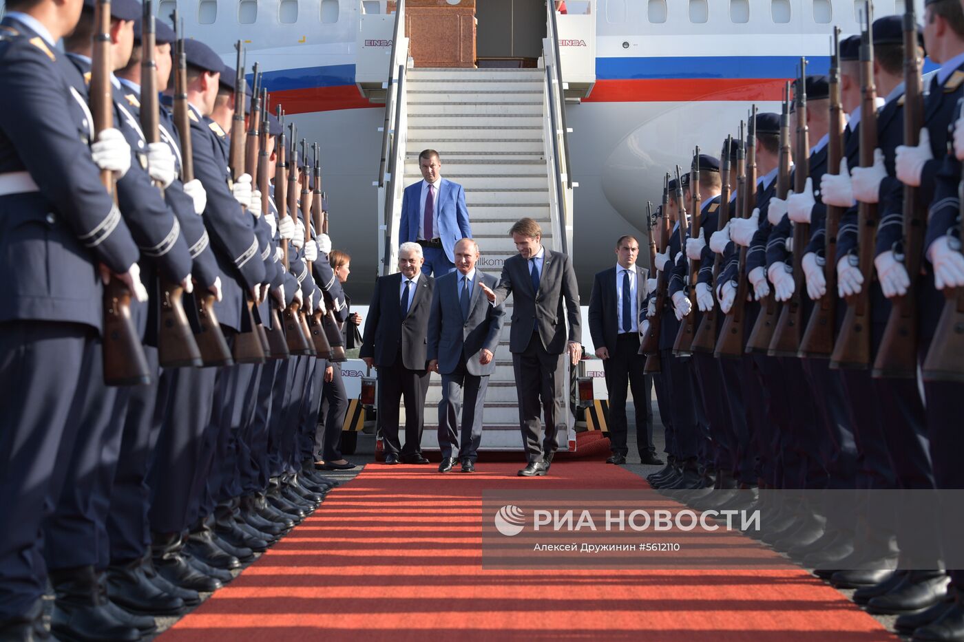 Рабочий визит президента РФ В. Путина в Германию