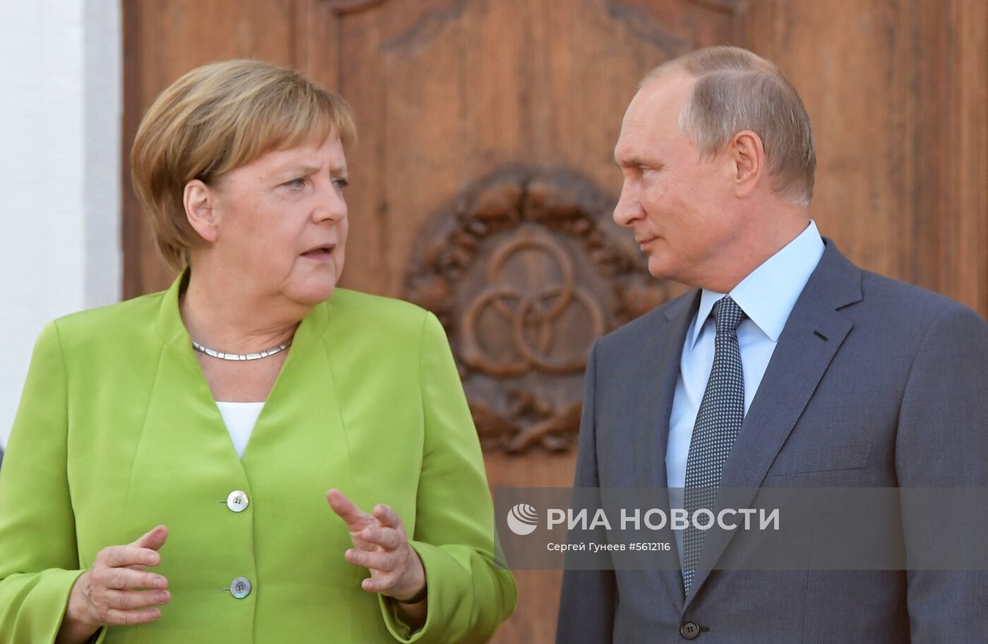 Рабочий визит президента РФ В. Путина в Германию