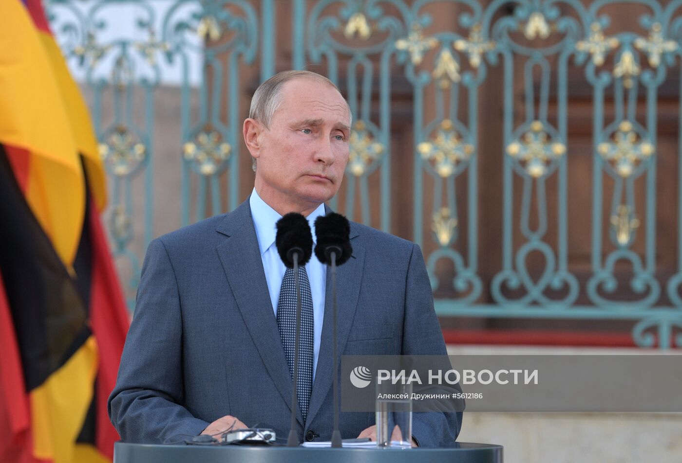 Рабочий визит президента РФ В. Путина в Германию