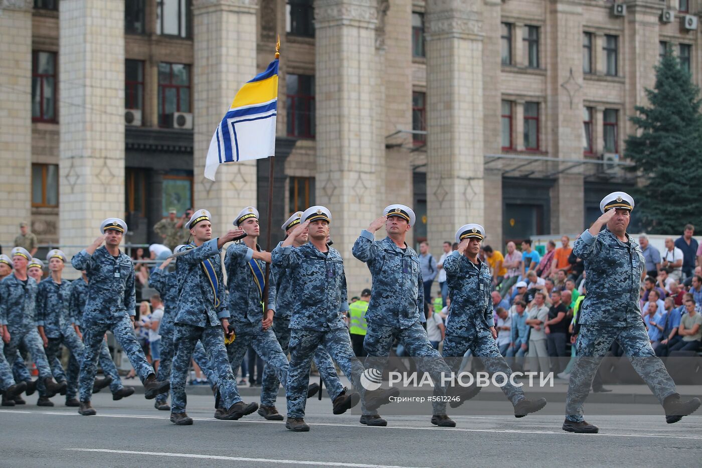 Репетиция парада ко Дню независимости Украины в Киеве