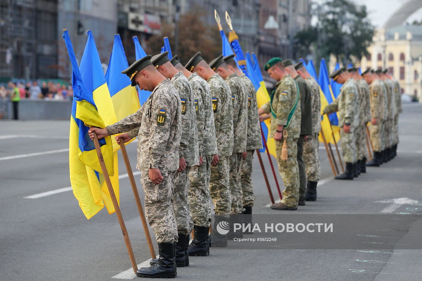 Репетиция парада ко Дню независимости Украины в Киеве