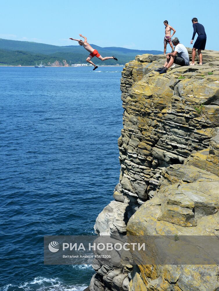 Экстремальный отдых на острове Русский во Владивостоке 
