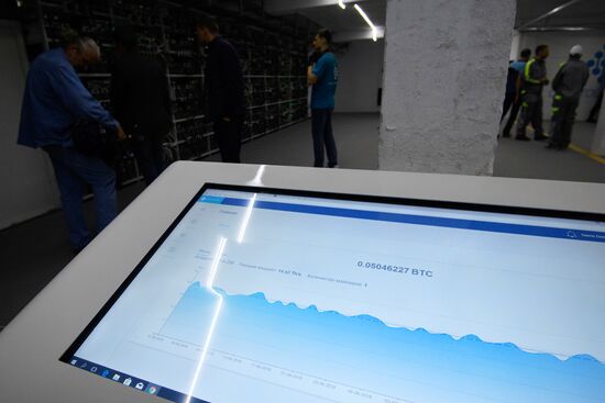 Открытие майнингового центра в Ленинградской области