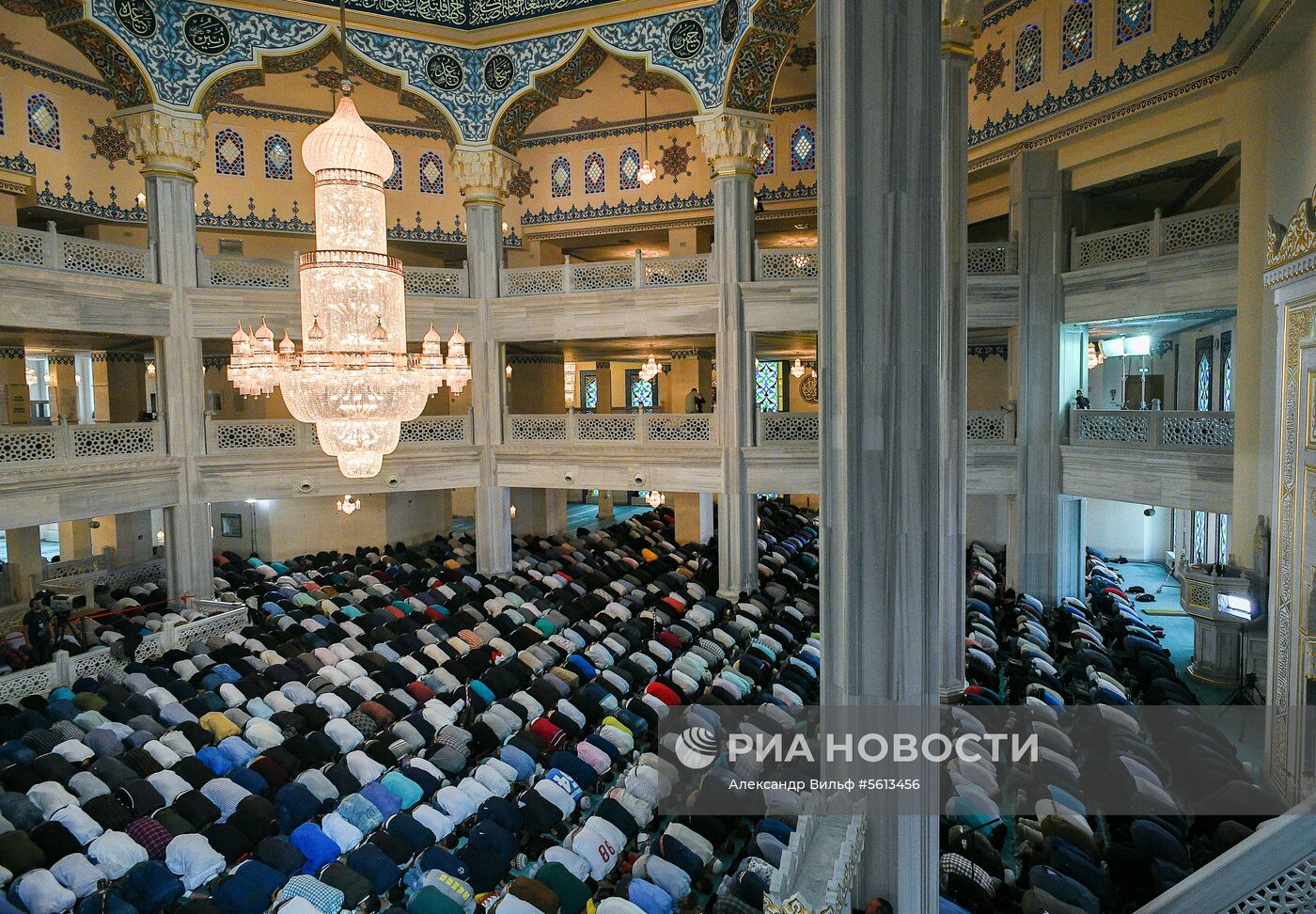 Празднование Курбан-Байрама в Москве