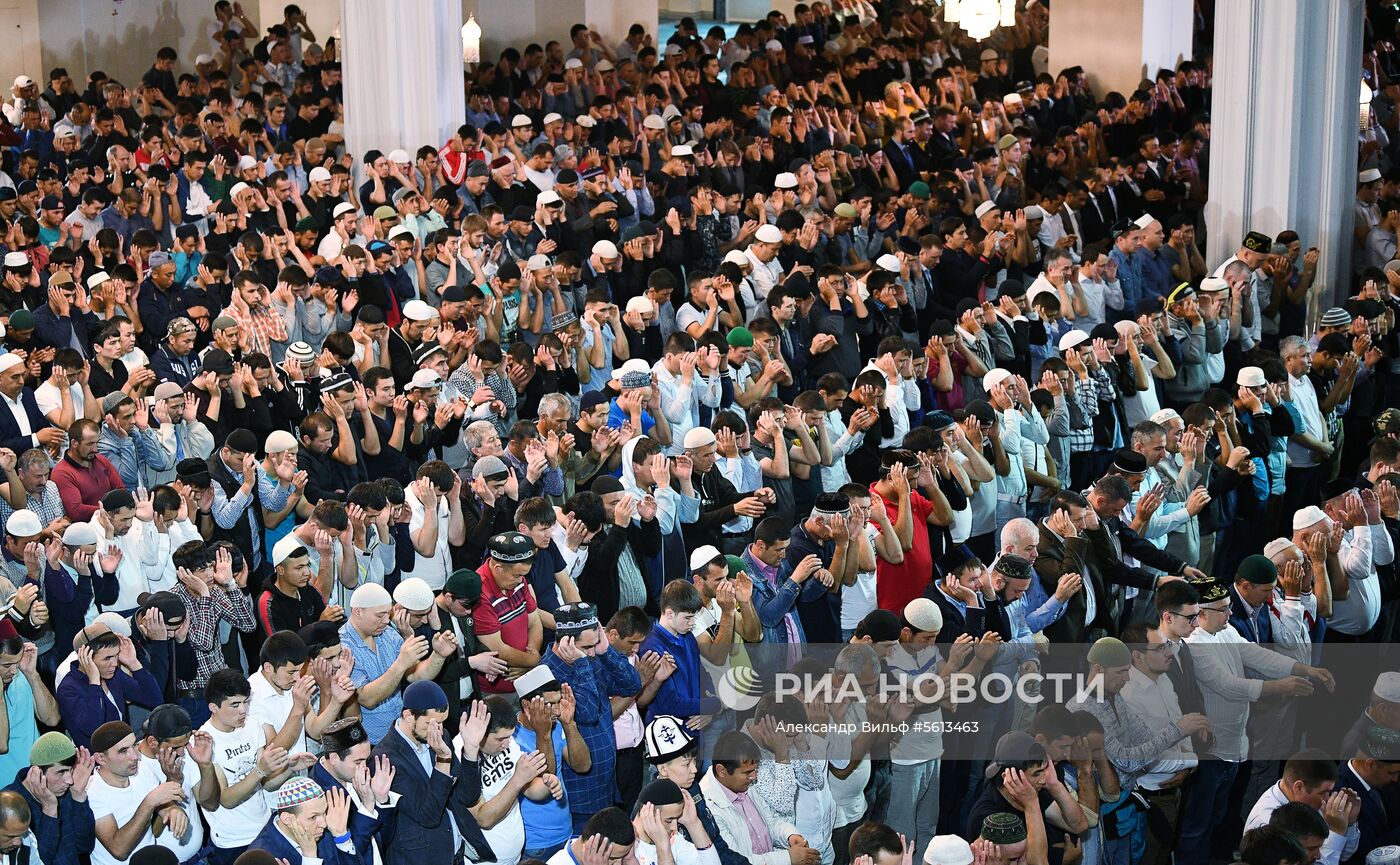 Празднование Курбан-Байрама в Москве