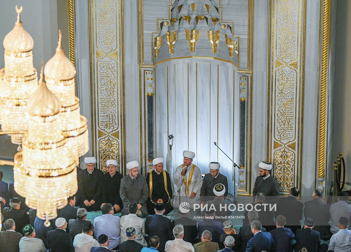Празднование Курбан-Байрама в Москве