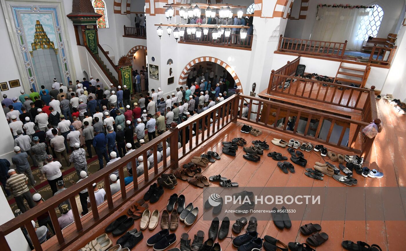 Празднование Курбан-Байрама в городах России