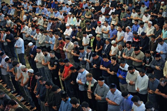 Празднование Курбан-Байрама в городах России