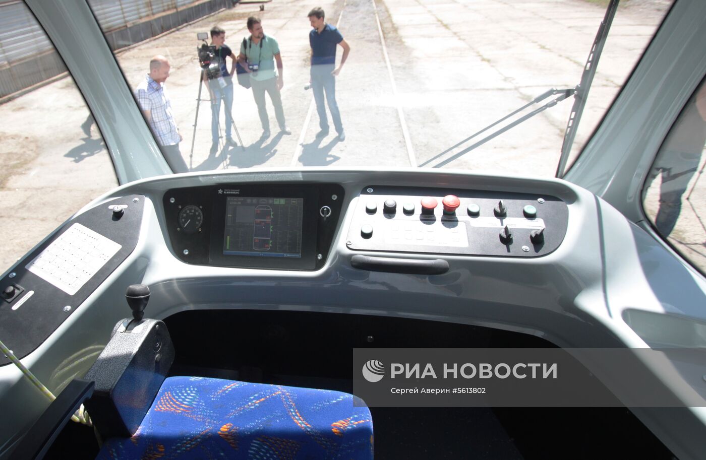Первый трамвай производства ДНР представили в Донецке