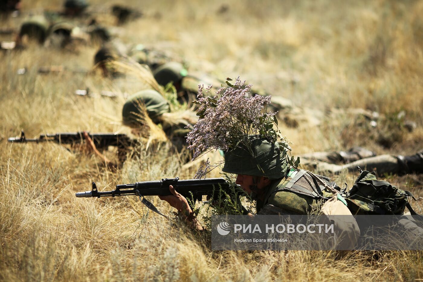 Тактические учения ЮВО в Волгоградской области