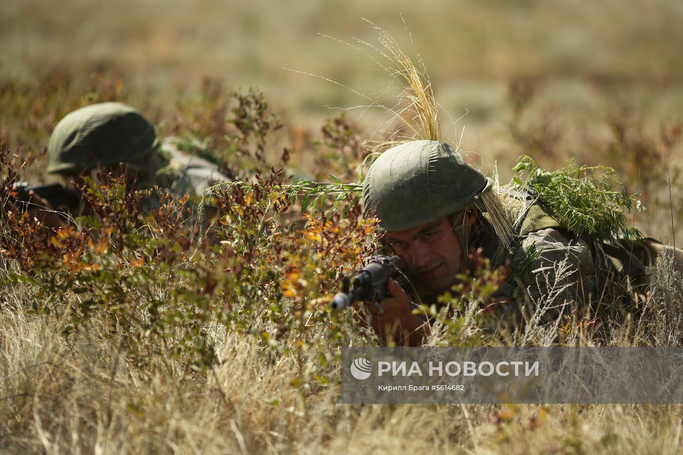 Тактические учения ЮВО в Волгоградской области