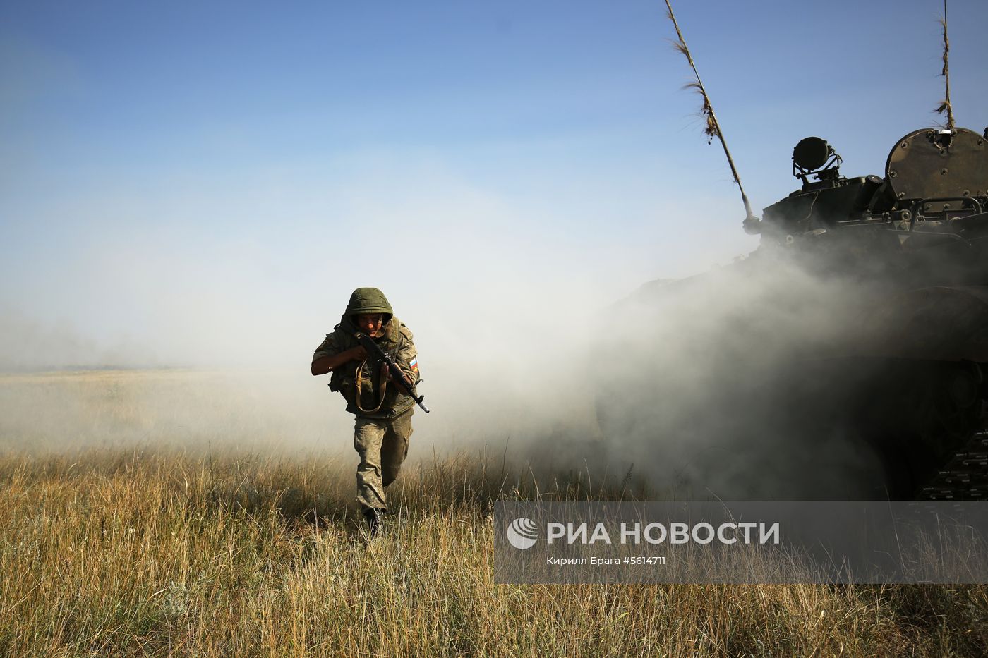 Тактические учения ЮВО в Волгоградской области
