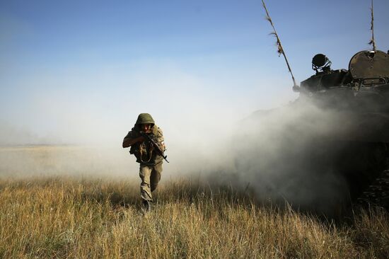 Тактические учения ЮВО в Волгоградской области