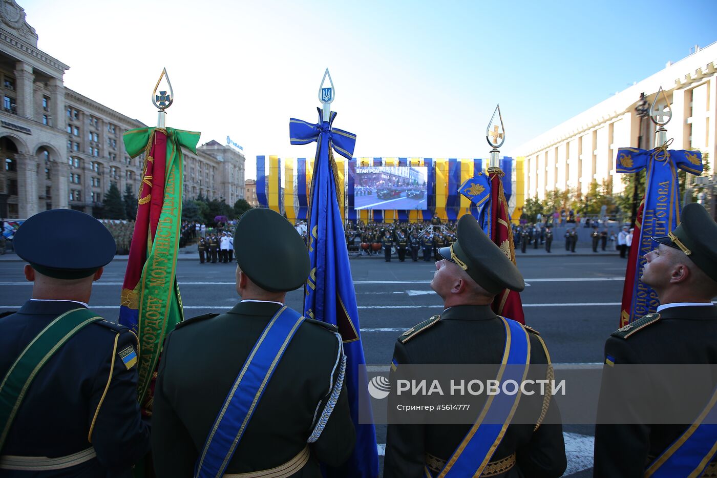 Генеральная репетиция военного парада в честь Дня независимости Украины