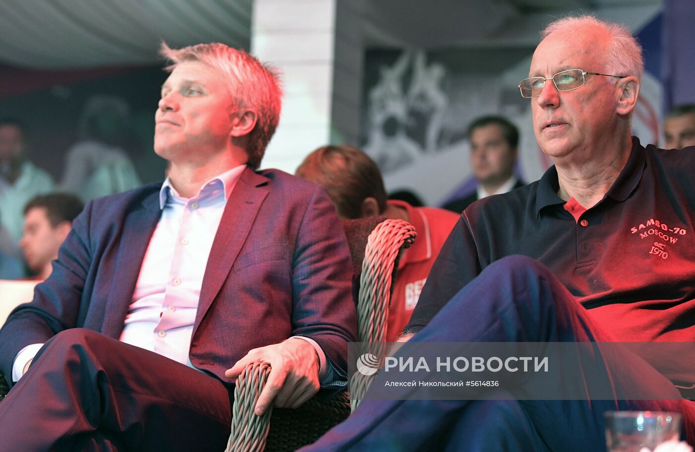 Президент РФ В. Путин посетил международный турнир по боевому самбо