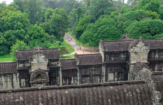 Храмовый комплекс Ангкор-Ват в Камбодже