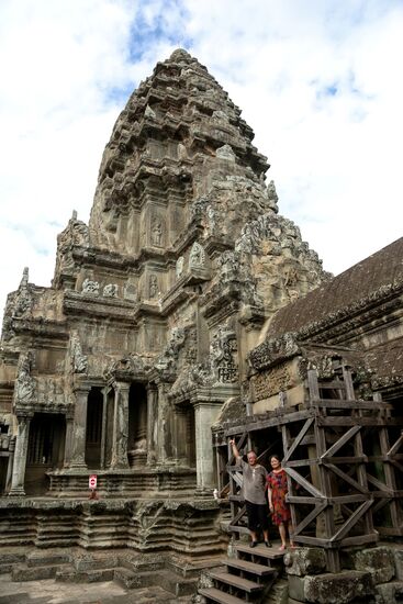 Храмовый комплекс Ангкор-Ват в Камбодже