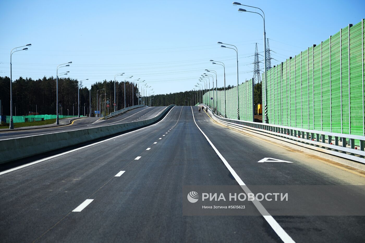 Запуск движения по новому участку Калужского шоссе