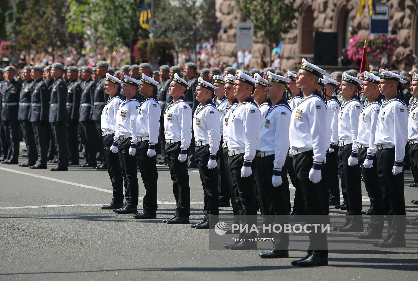 Военный парад в Киеве ко Дню независимости Украины