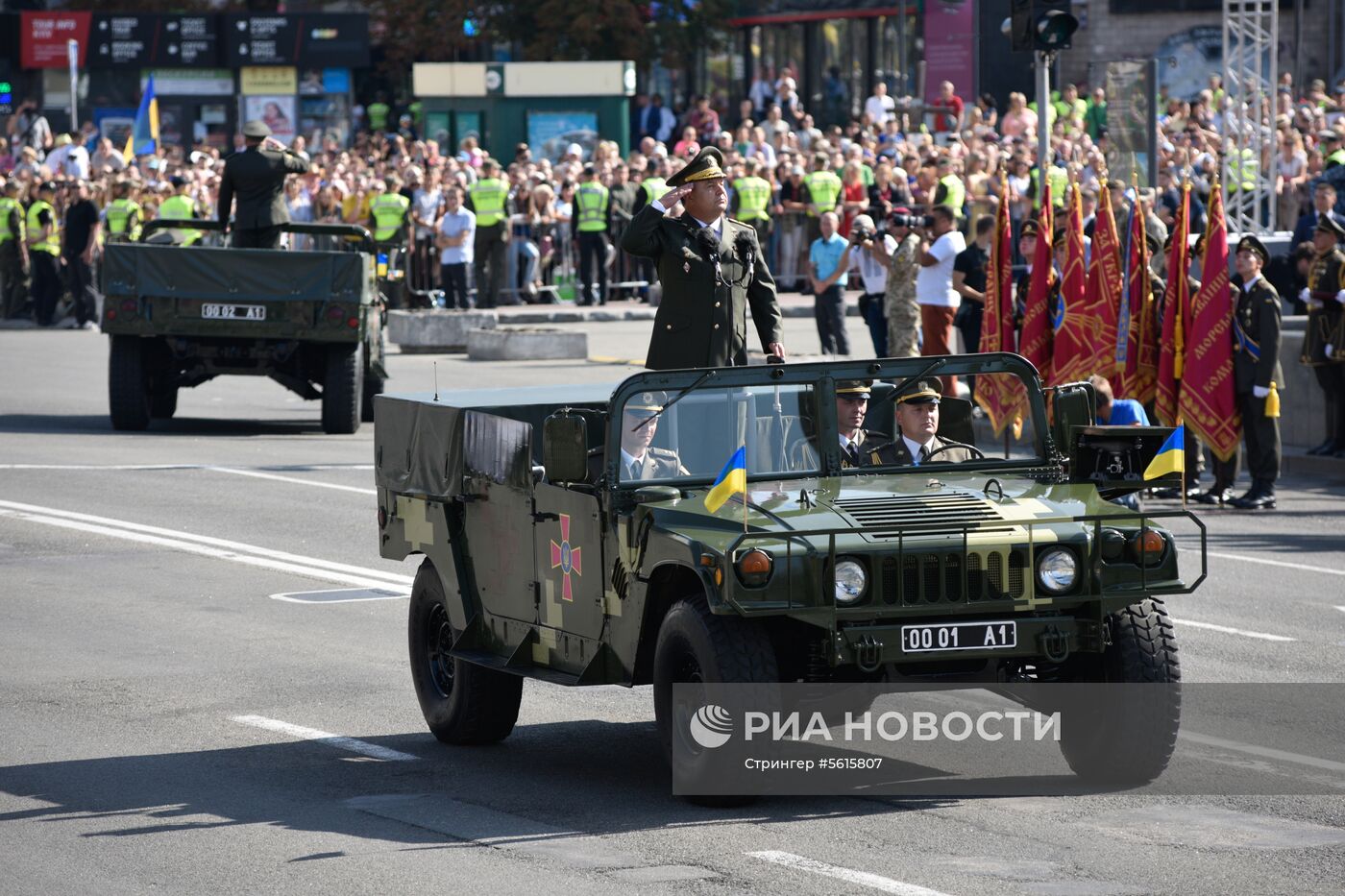 Военный парад в Киеве ко Дню независимости Украины