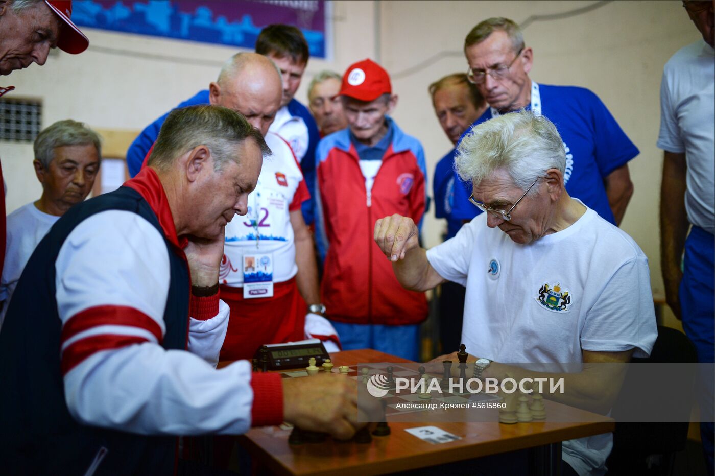V Всероссийская спартакиада пенсионеров в Новосибирске