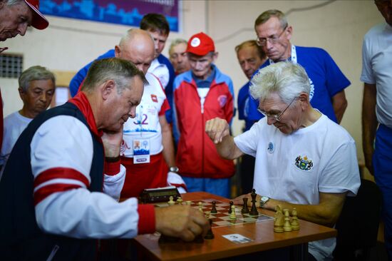 V Всероссийская спартакиада пенсионеров в Новосибирске