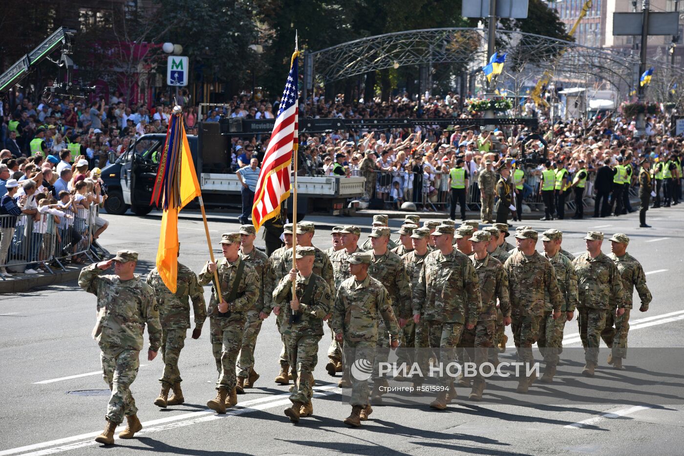 Военный парад в Киеве ко Дню независимости Украины