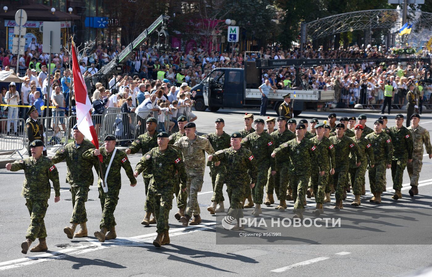 Военный парад в Киеве ко Дню независимости Украины