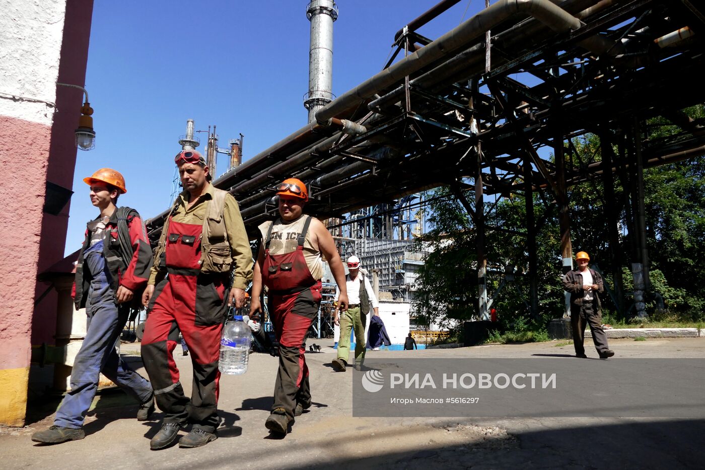 Подготовка к запуску химзавода "Стирол" началась в ДНР