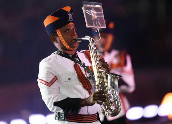 Открытие военно-музыкального фестиваля "Спасская башня"