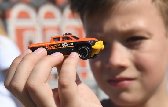 Hot Wheels установил мировой рекорд Гиннесса в парке "Зарядье"