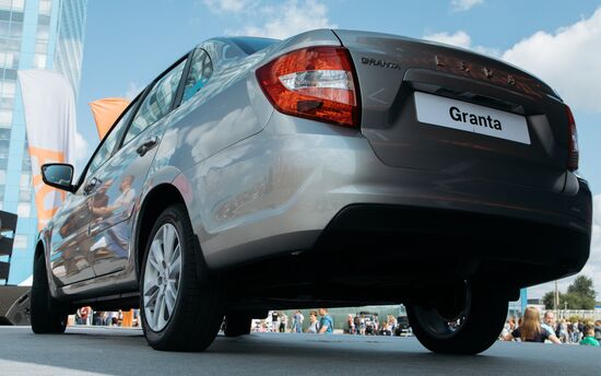 Презентация новой Lada Granta на заводе «АвтоВАЗ» в Тольятти
