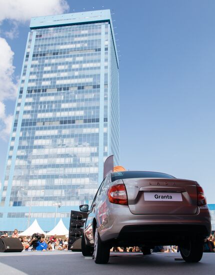 Презентация новой Lada Granta на заводе «АвтоВАЗ» в Тольятти